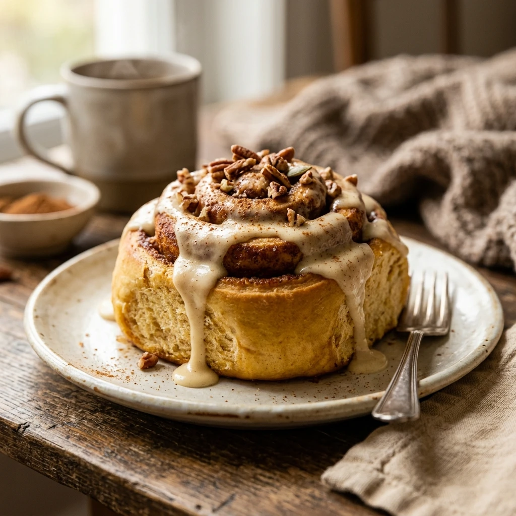 Pumpkin Spice Cinnamon Rolls