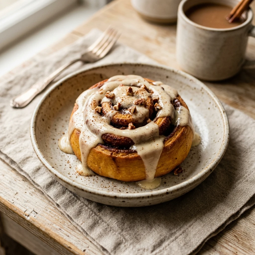 Pumpkin Spice Cinnamon Rolls