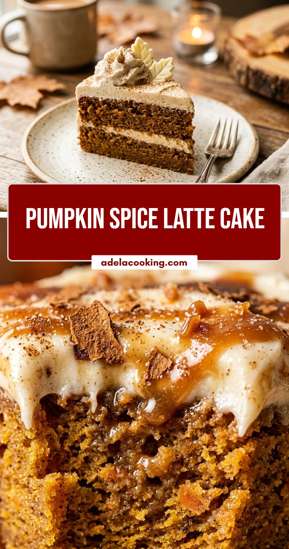 Pumpkin Spice Latte Cake