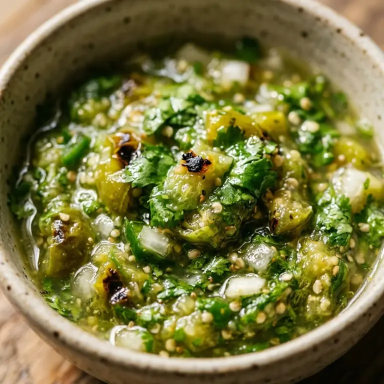 salsa verde recipe
