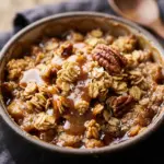 Salted Caramel Apple Crisp