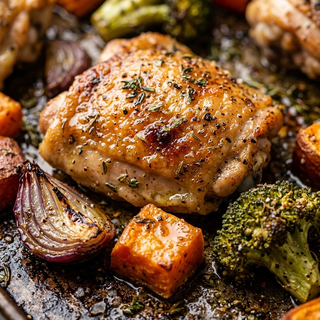 Sheet Pan Chicken And Veggies