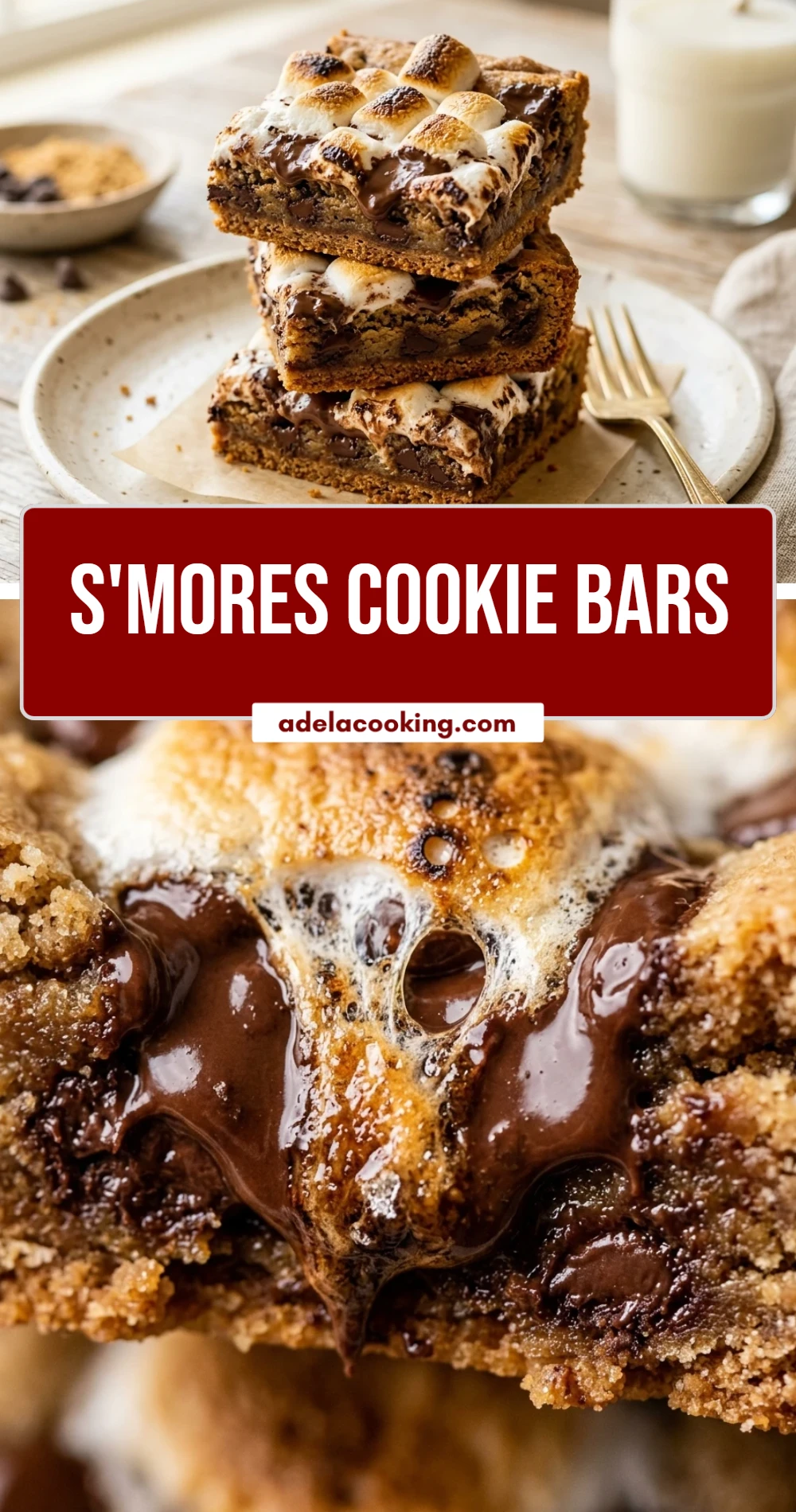 S'mores Cookie Bars