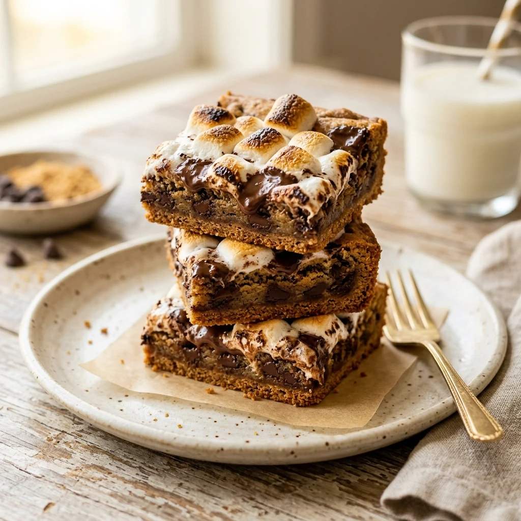 S'mores Cookie Bars