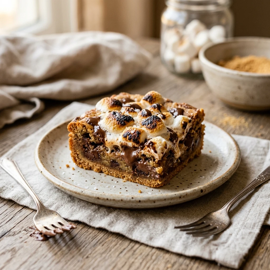 S'mores Cookie Bars