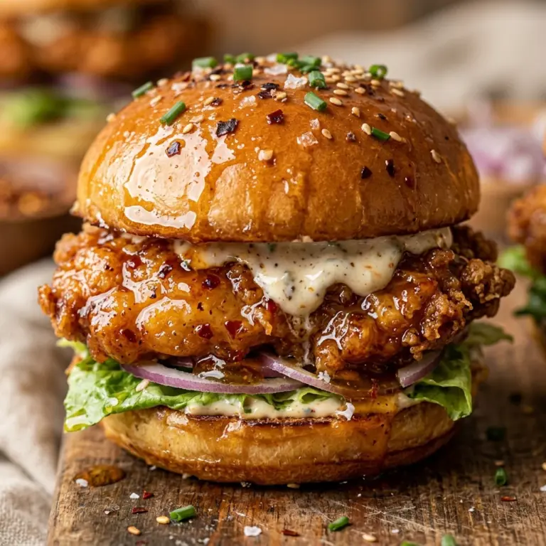Spicy Honey Chicken Sliders