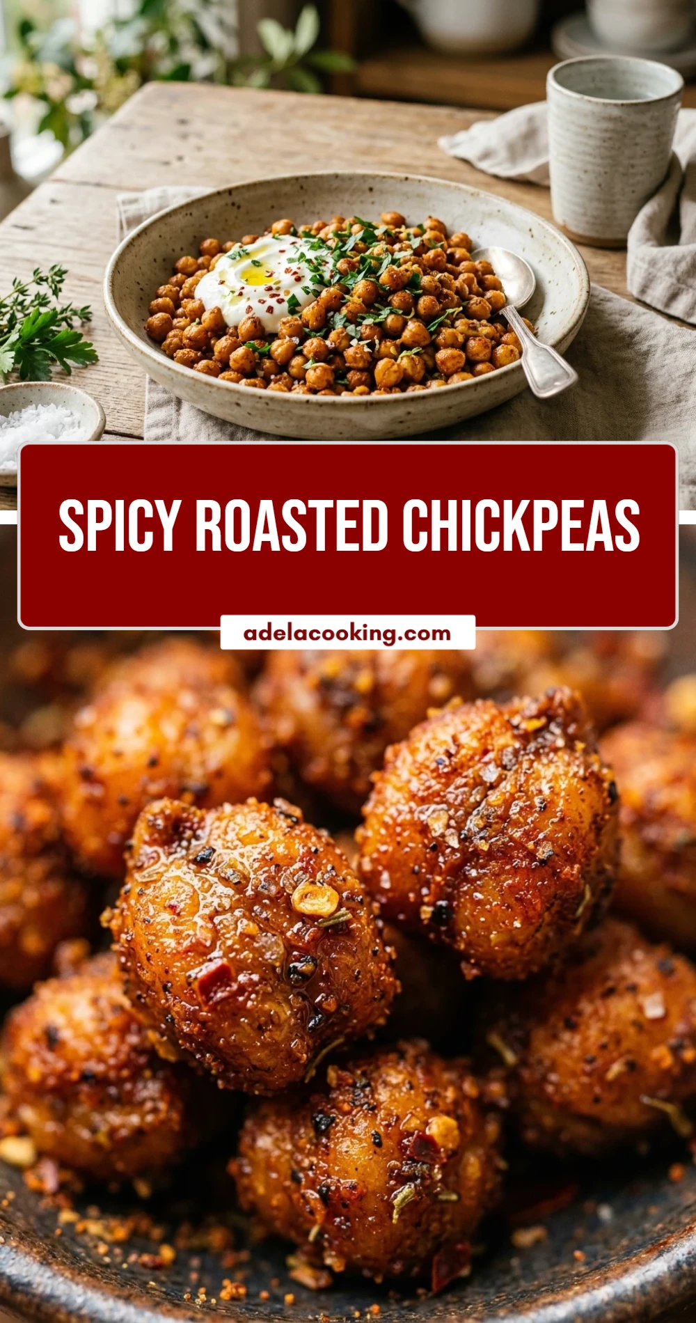 Spicy Roasted Chickpeas