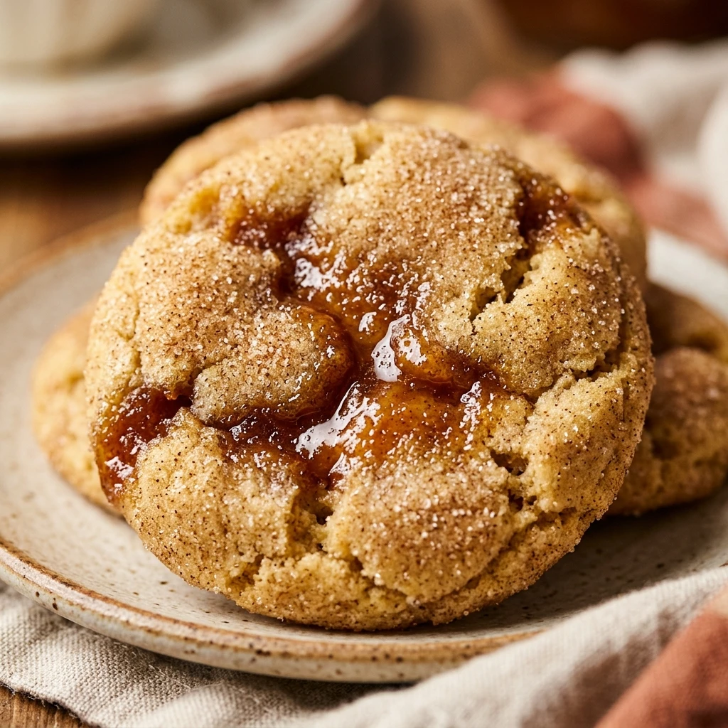 Apple Butter Snickerdoodle Cookies Recipe
