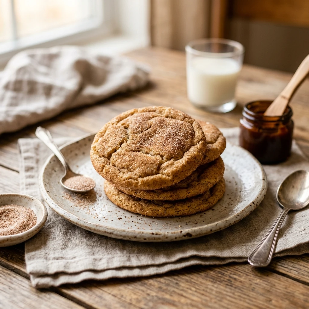 Apple Butter Snickerdoodle Cookies Recipe