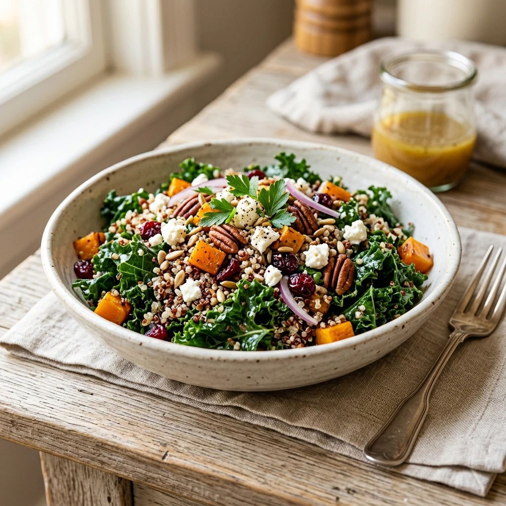 Apple Cider Vinegar Kale And Quinoa Salad Recipe