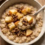 Apple Cinnamon Overnight Oats With Walnuts Recipe
