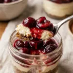 Bloody Cherry Cheesecake Jars Recipe