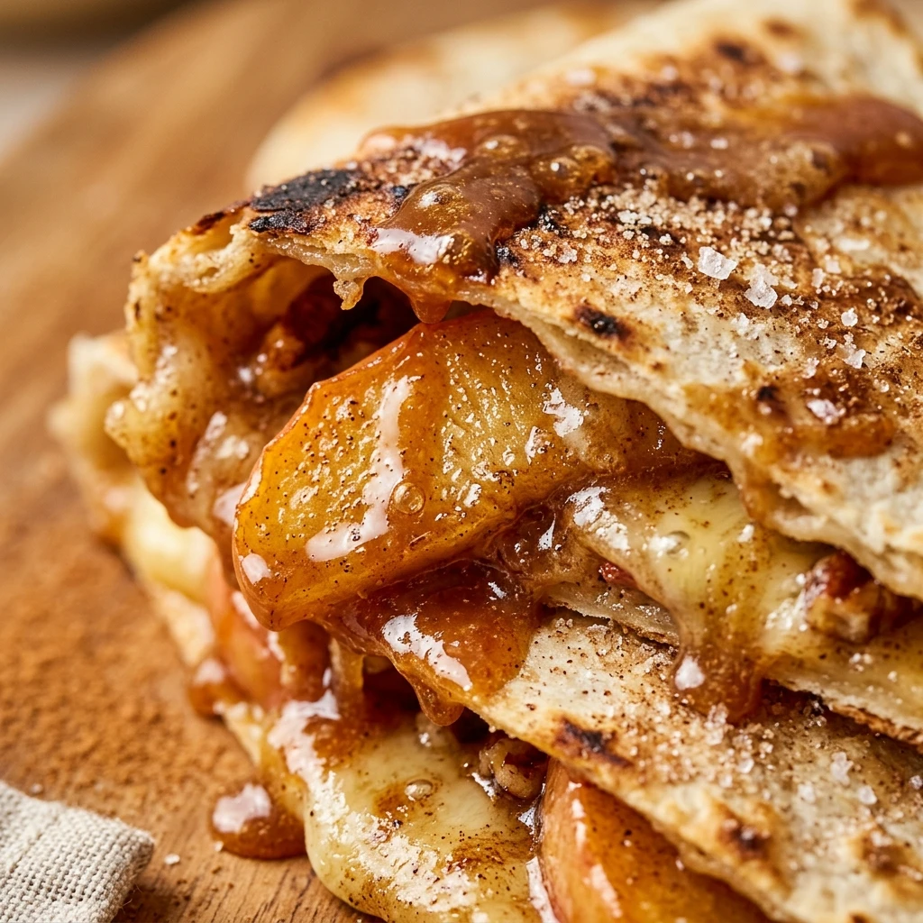 Caramel Apple Breakfast Quesadillas Recipe
