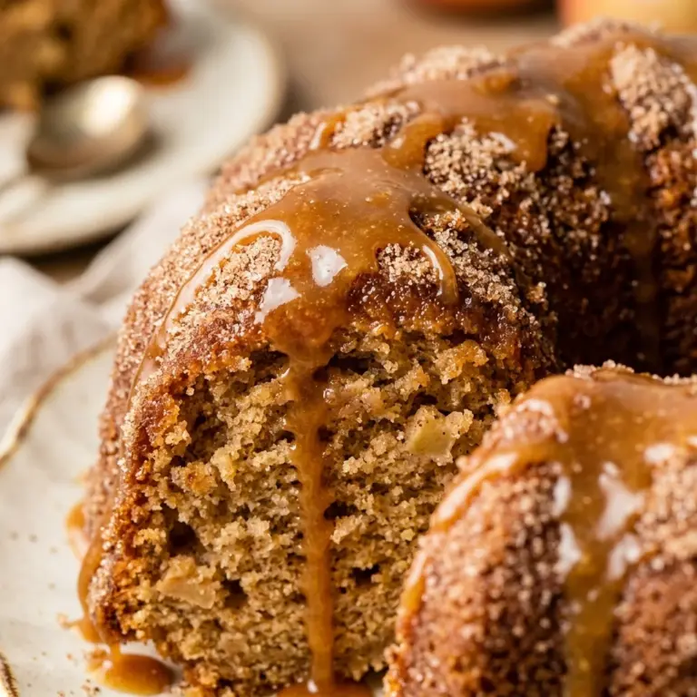 Caramel Apple Cider Donut Cake Recipe