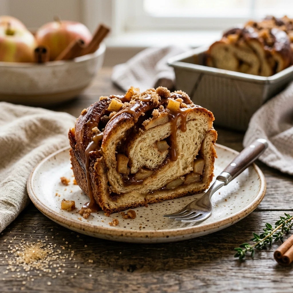 Caramel Apple Cinnamon Babka Recipe