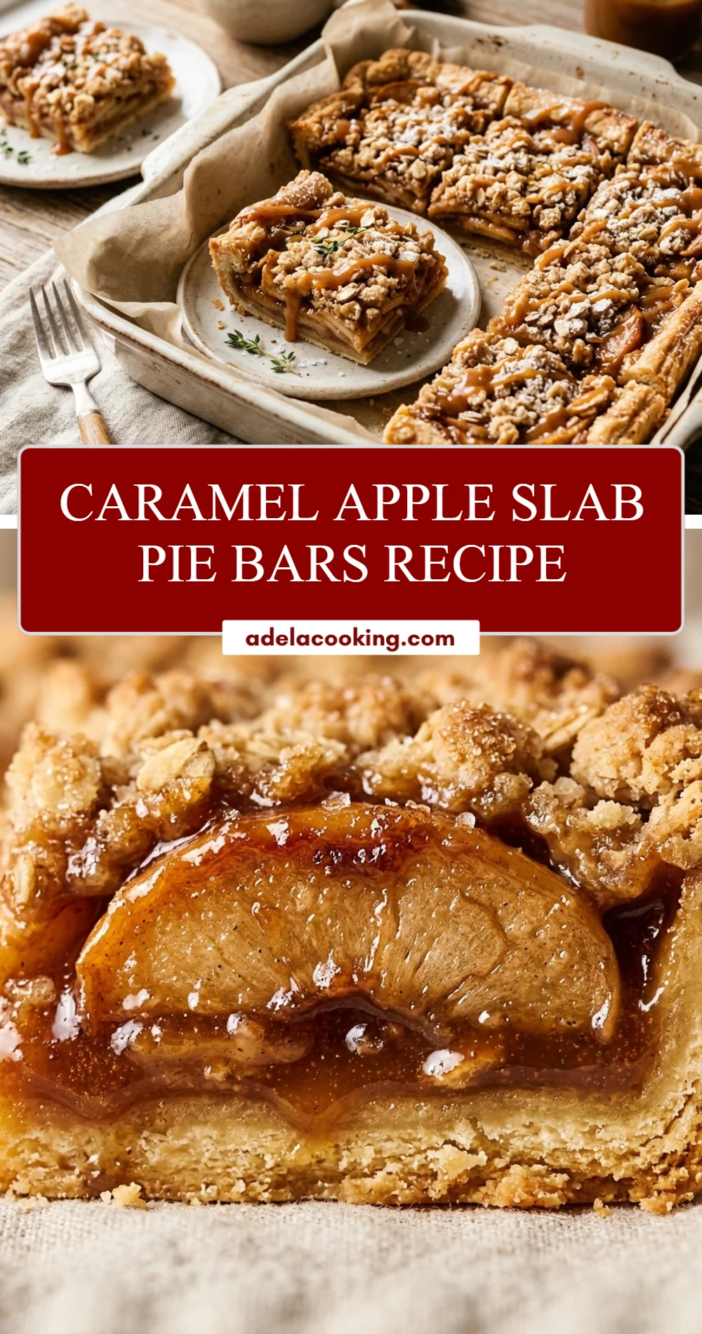 Caramel Apple Slab Pie Bars Recipe