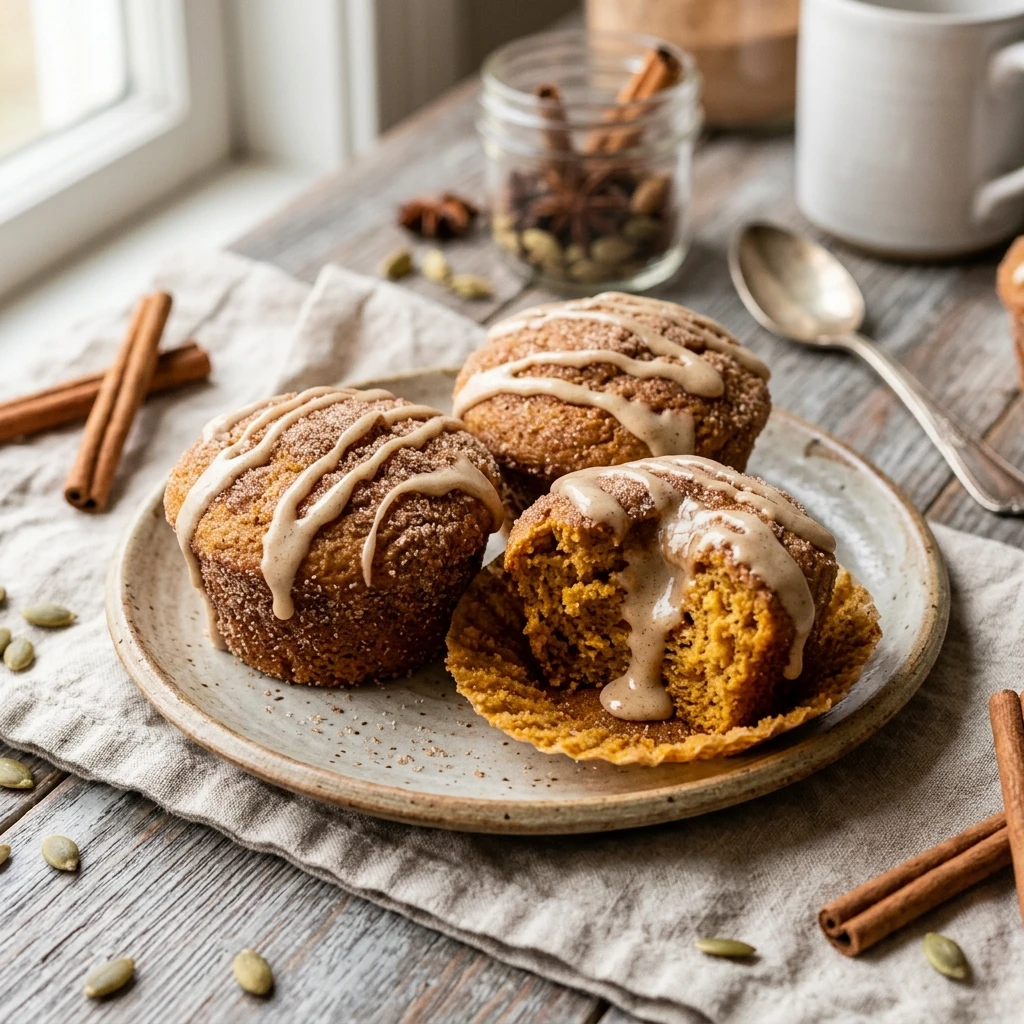 Chai Spiced Pumpkin Donut Muffins Recipe