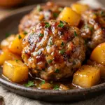Cider Glazed Meatballs With Apples Recipe