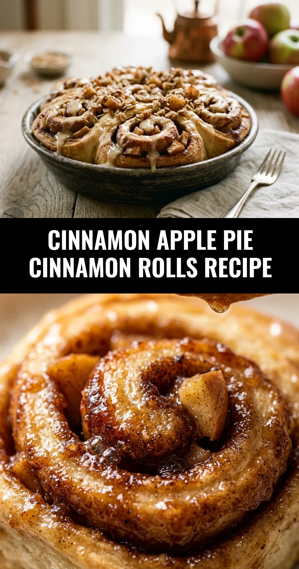 Cinnamon Apple Pie Cinnamon Rolls Recipe