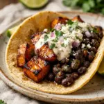 Cinnamon Roasted Sweet Potato And Black Bean Tacos Recipe