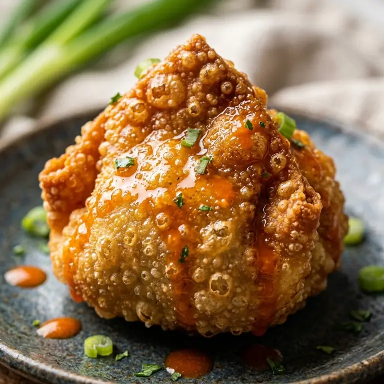 Crispy Buffalo Chicken Wonton Bombs Recipe
