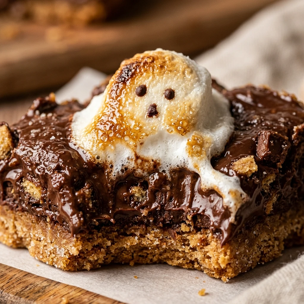 Ghost Peep S'mores Bars Recipe