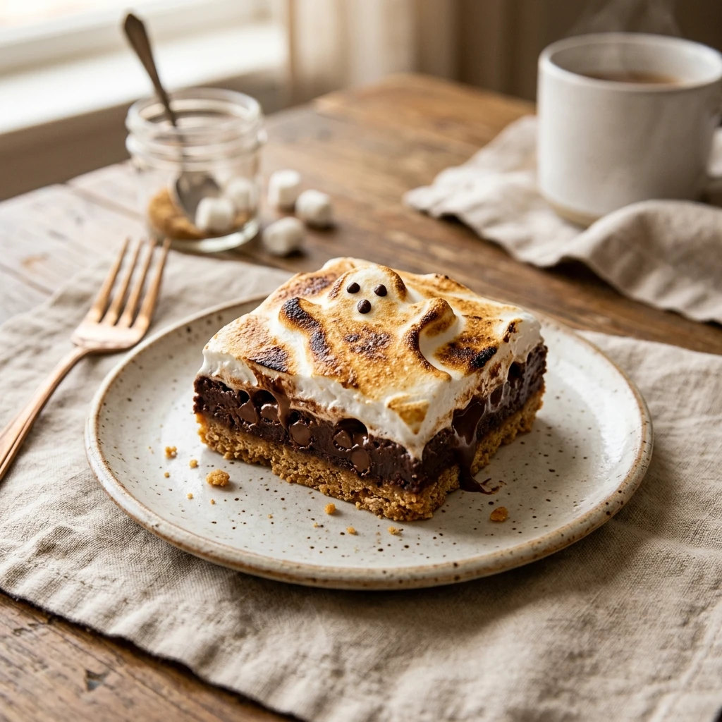 Ghost Peep S'mores Bars Recipe