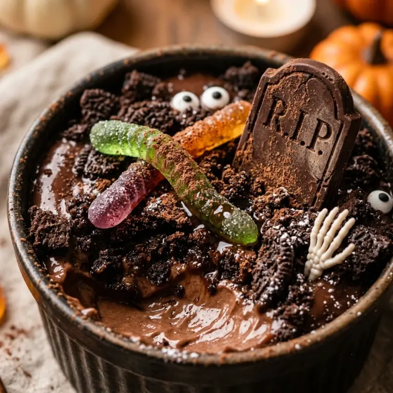 Halloween Graveyard Dirt Cups Recipe