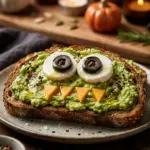 Halloween Monster Avocado Toast Recipe