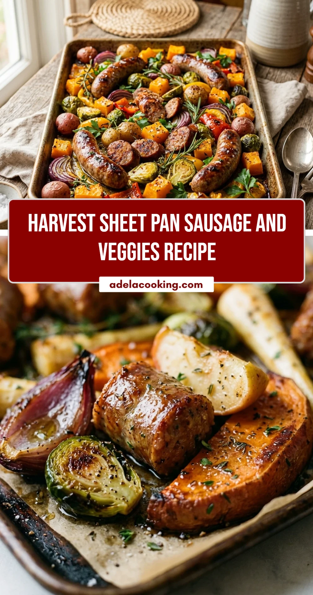 Harvest Sheet Pan Sausage And Veggies Recipe