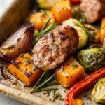 Harvest Sheet Pan Sausage And Veggies Recipe