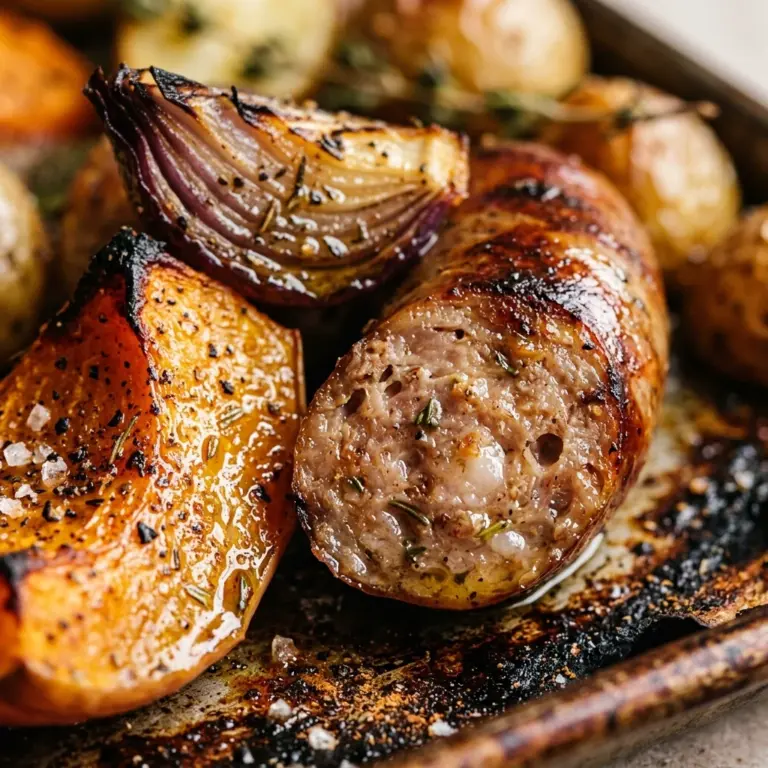 Harvest Sheet Pan Sausage And Veggies Recipe