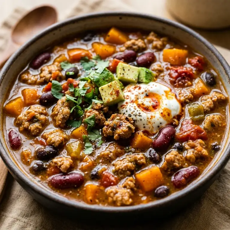 Healthy Pumpkin Turkey Chili Recipe