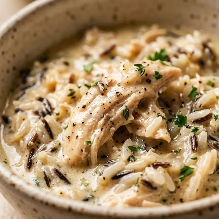 One Pot Creamy Chicken And Wild Rice Recipe