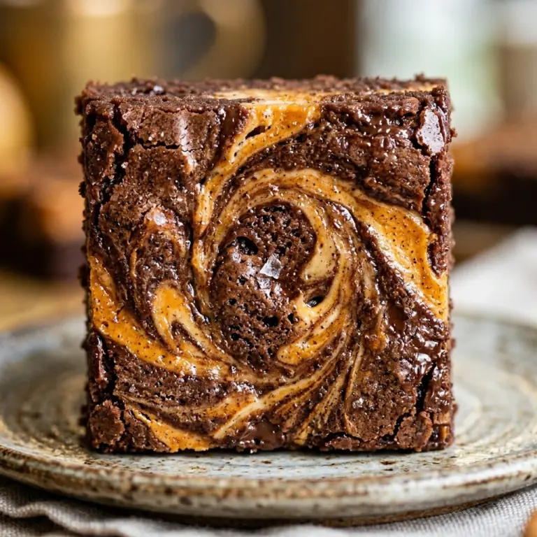 Pumpkin Cheesecake Swirl Brownies Recipe