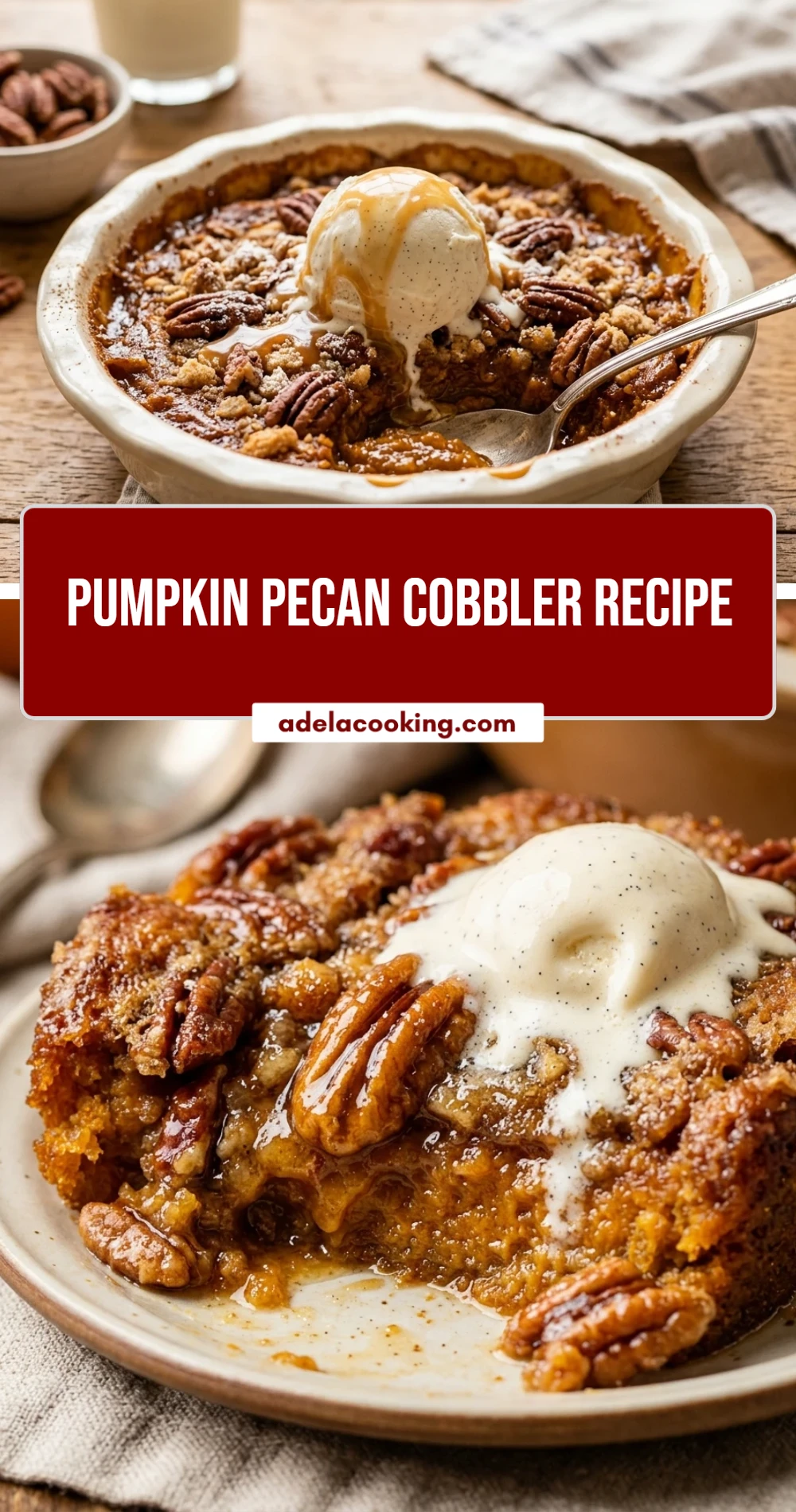 Pumpkin Pecan Cobbler Recipe