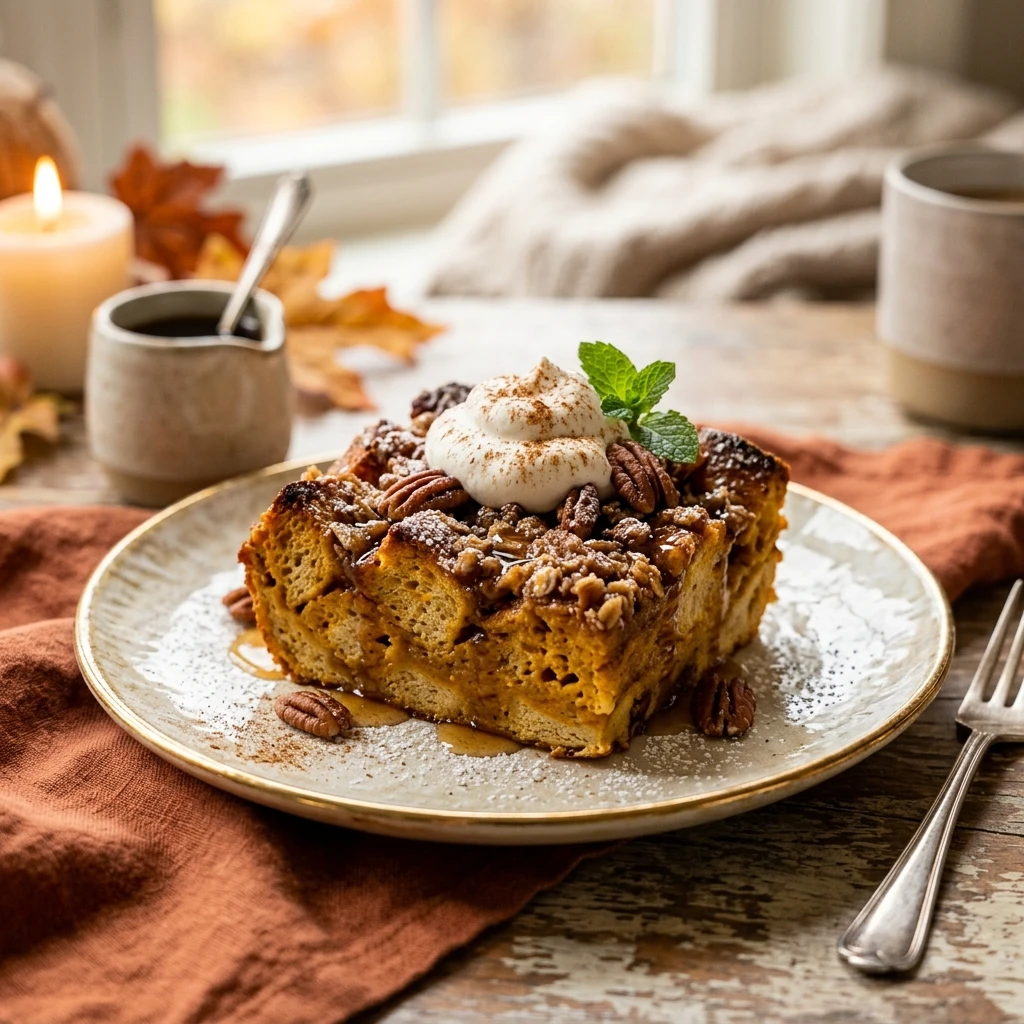 Pumpkin Spice French Toast Bake Recipe
