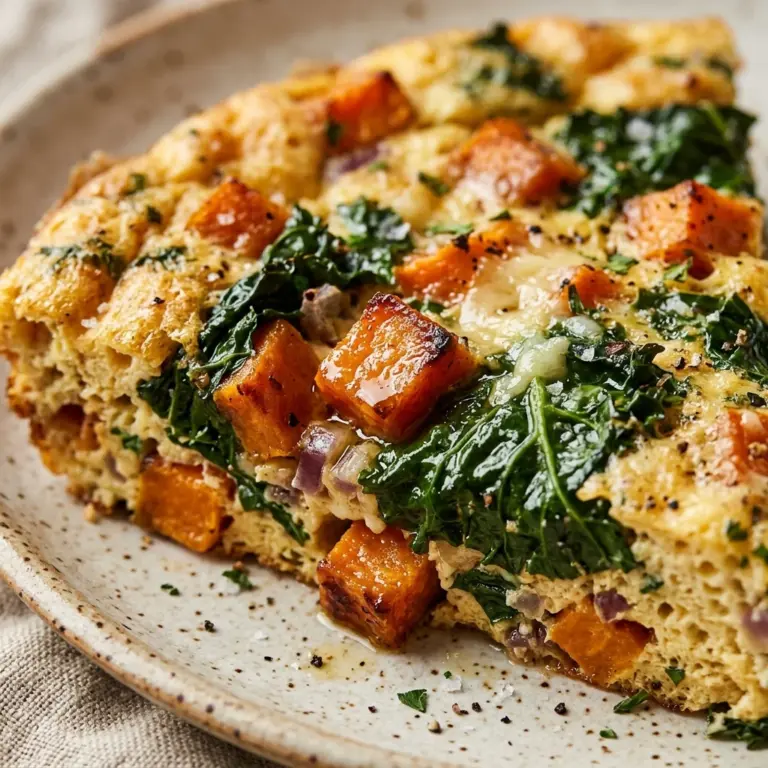Sweet Potato And Kale Frittata Recipe