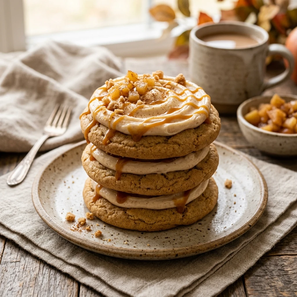 Apple Cider Cheesecake Cookies Recipe