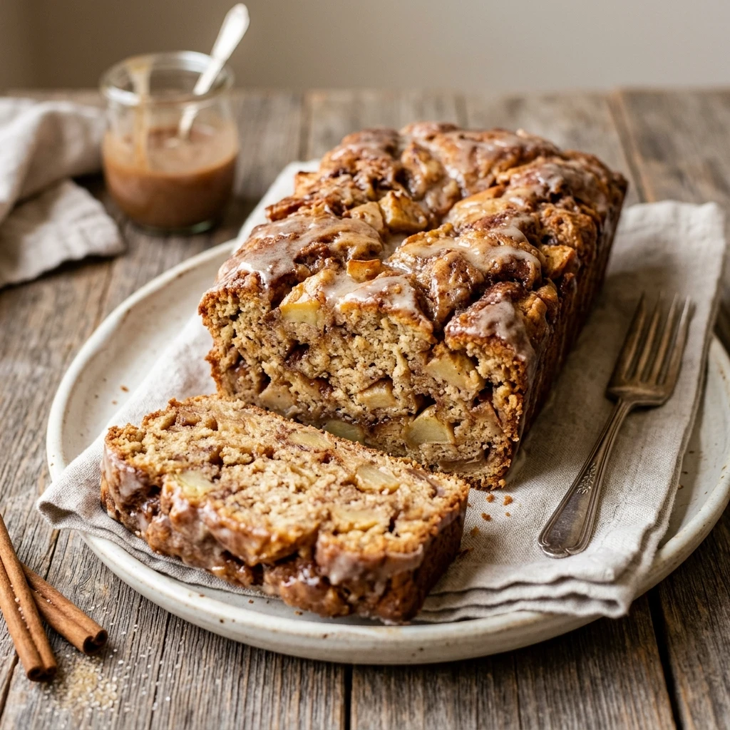 Cinnamon Apple Fritter Bread Recipe