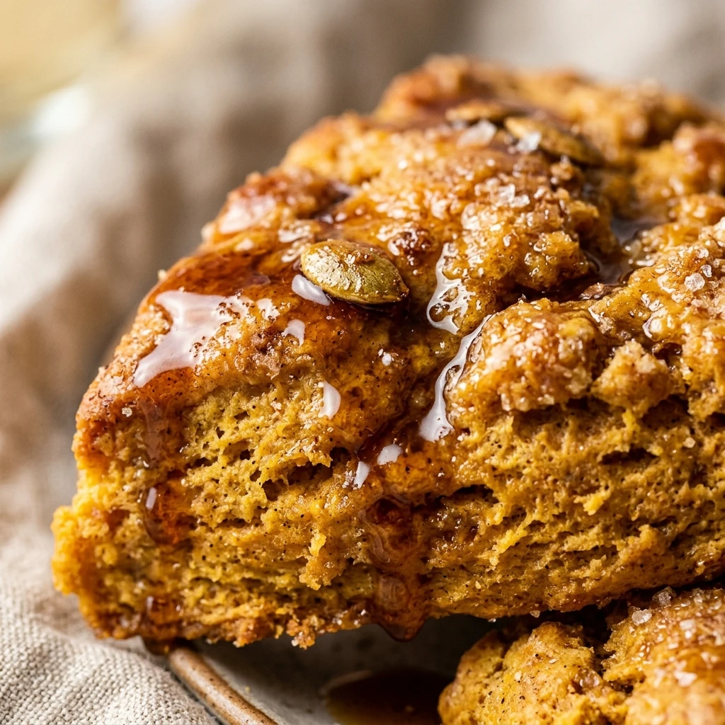 Maple Glazed Pumpkin Scones Recipe