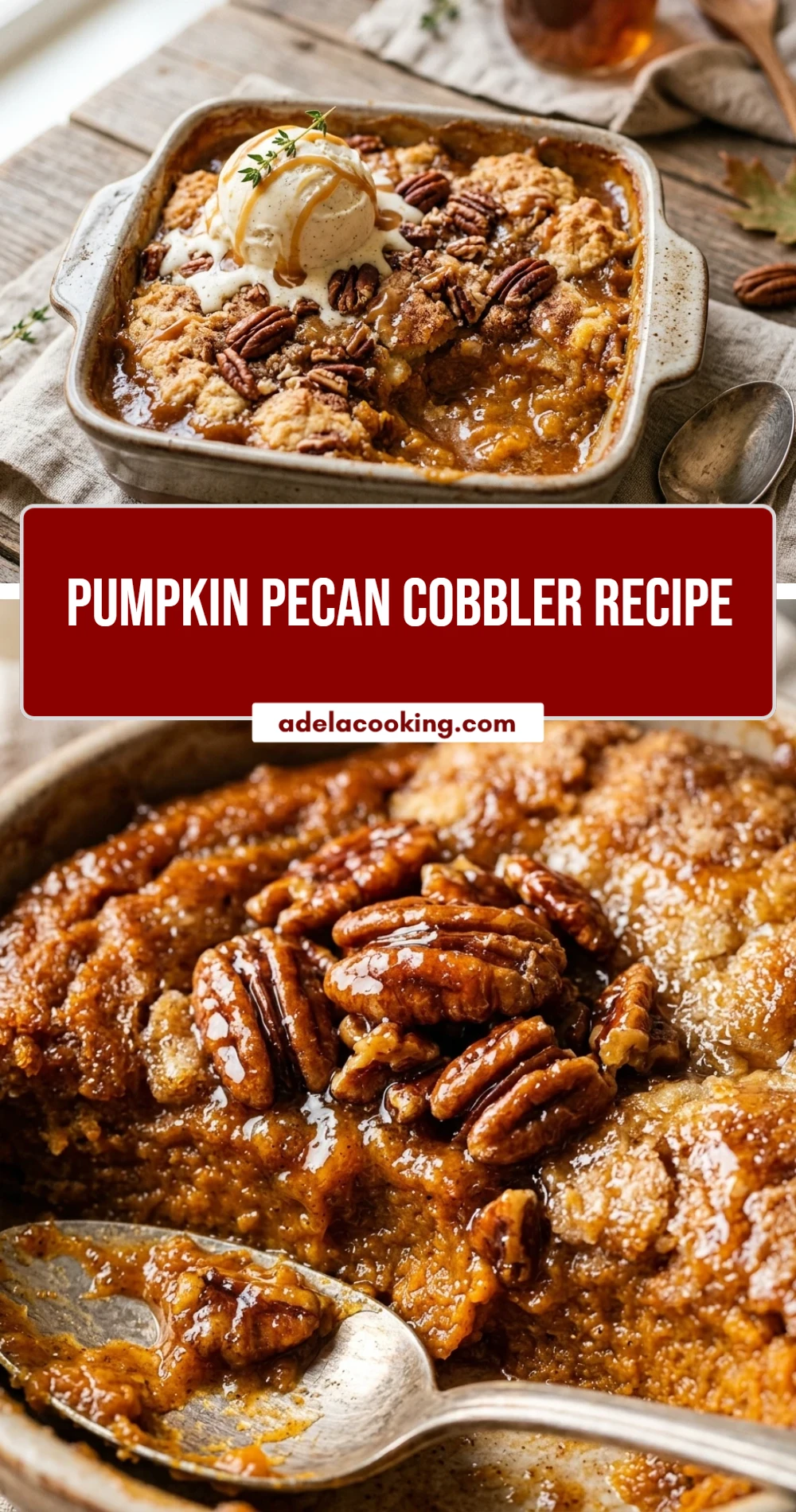 Pumpkin Pecan Cobbler Recipe